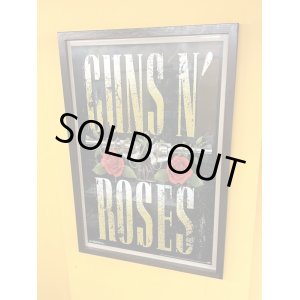 画像1: ラスト1枚で終了 GUNS N' ROSES / Stacked Logo ポスター (84cm x 57cm)
