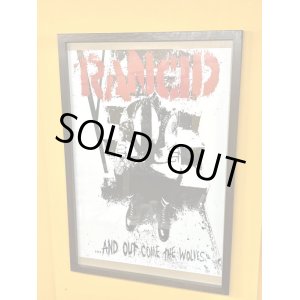 画像1: ラスト1枚で終了 RANCID / And Out Come The Wolves ポスター (84cm x 60cm)