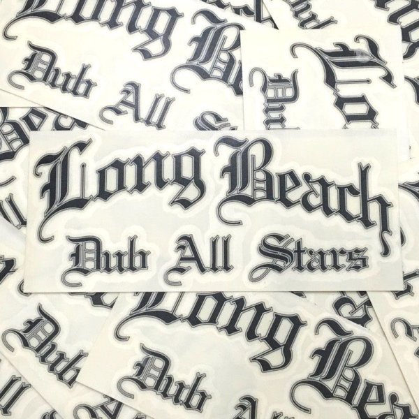 画像5: LONGBEACH DUB ALLSTARS / カッティングステッカー ブラック (5)