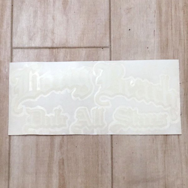 画像8: LONGBEACH DUB ALLSTARS / カッティングステッカー ホワイト (8)