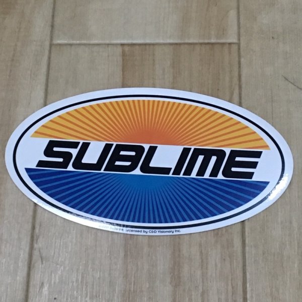 画像4: SUBLIME / Oval ステッカー (Copyright 2001) (4)