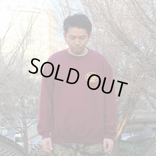 画像1: Lサイズラスト1枚で終了 FUCKIN' MELLOW CLOTHING / Mellow Life スウェット BURGUNDY (1)