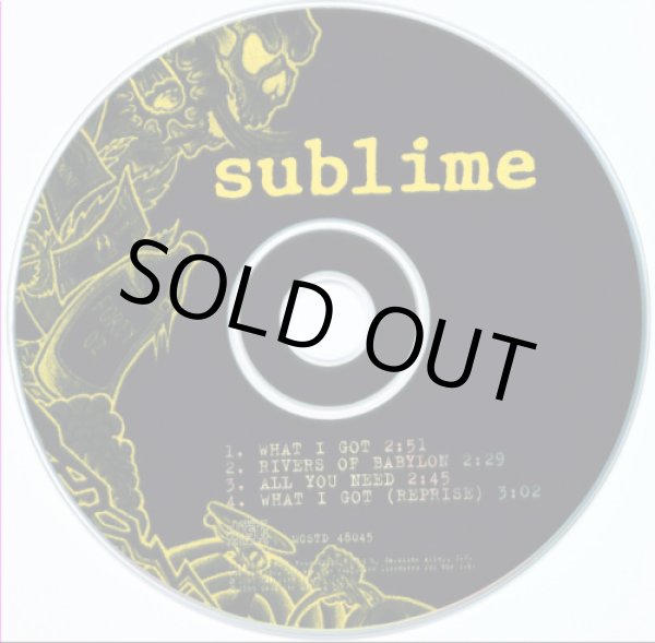 画像7: ヴィンテージ 当時物 97's SUBLIME / WHAT I GOT 97年リリース シングル  UK & EUROPE 流通盤 MCSTD 48045 (7)
