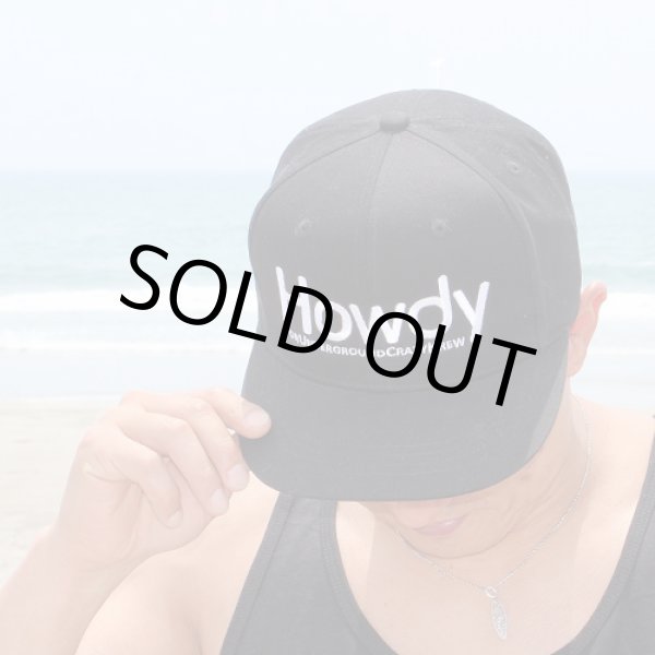 画像1: ラスト1枚で終了 Howdy / Logo SB Cap Black/White (1)