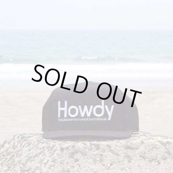 画像2: ラスト1枚で終了 Howdy / Logo SB Cap Black/White (2)