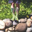 画像2: ラスト1足で終了 (キッズサイズ) MERGE4 SOCKS / SUBLIME - Sublime Sun ソックス (2)