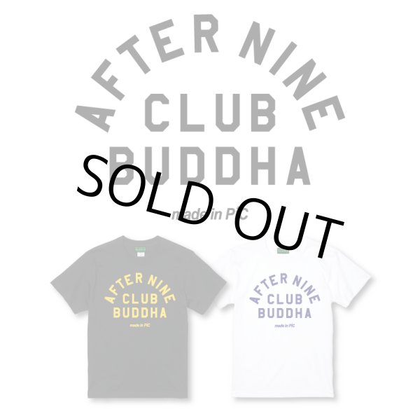 画像3: FUCKIN' MELLOW CLOTHING / "AFTER9 x CLUB BUDDHA" designed by PICTURE MOUSE Tシャツ WHITE (3)