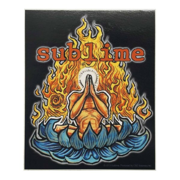 画像4: SUBLIME / Lotus Man ステッカー (Copyright 2013) (4)