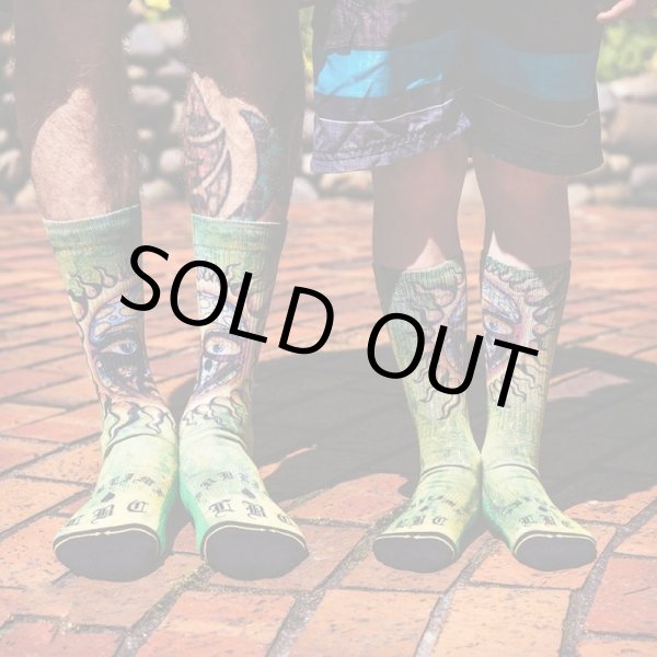 画像1: ラスト1足で終了 (キッズサイズ) MERGE4 SOCKS / SUBLIME - Sublime Sun ソックス (1)