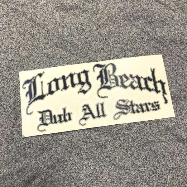 画像3: LONGBEACH DUB ALLSTARS / カッティングステッカー ブラック (3)