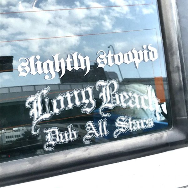 画像3: LONGBEACH DUB ALLSTARS / カッティングステッカー ホワイト (3)