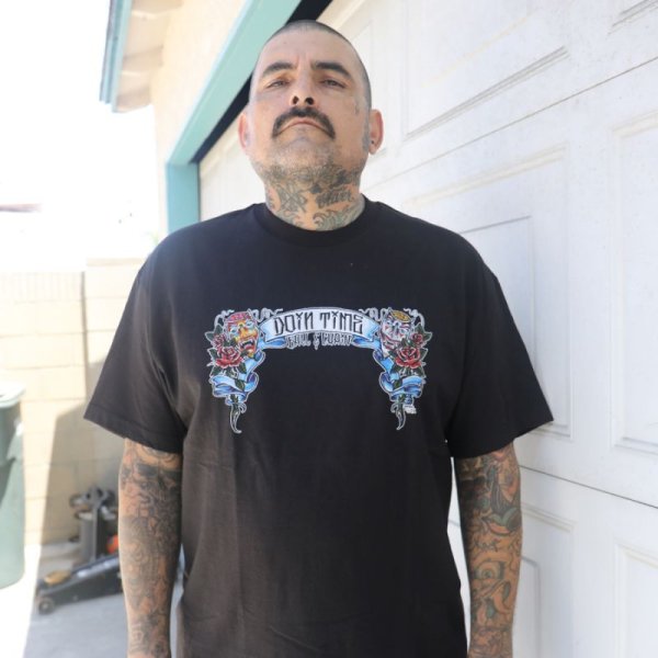 画像2: "OPIE ORTIZ x BALL&CHAIN" / Doin Time コラボTシャツ ブラック (2)