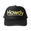 画像7: HOWDY / Logo メッシュキャップ ブラックｘイエロー (7)