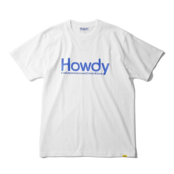 画像8: Lサイズラスト1枚で終了 HOWDY / Logo 2 Tシャツ ホワイト (8)