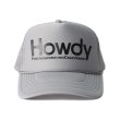 画像7: 売り切り20%OFF ラスト1枚で終了 HOWDY / Logo メッシュキャップ グレー (7)