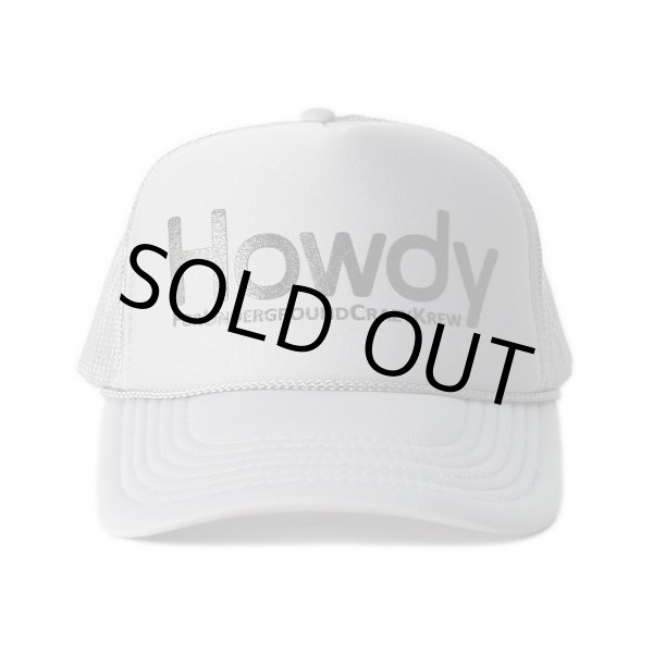 画像7: 売り切り20%OFF ラスト1枚で終了 HOWDY / Logo メッシュキャップ グレー (7)