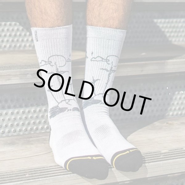 画像1: MERGE4 SOCKS / CHRISTIAN HOSOI - 3 CROSSES ソックス (1)