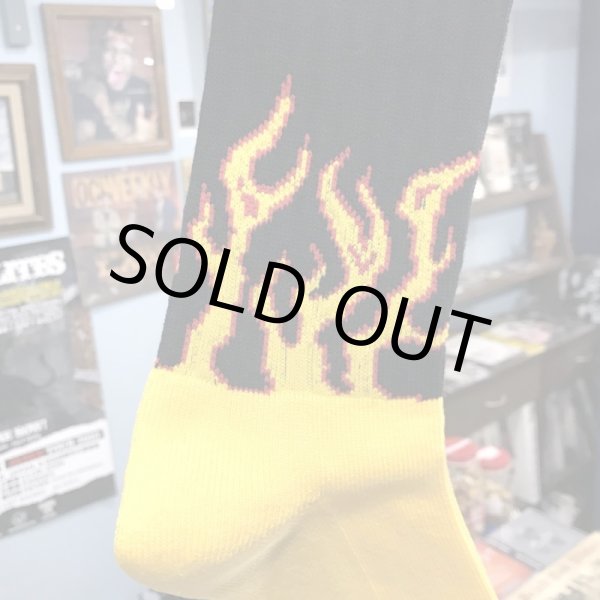 画像3: ching&co. / Fire Burning yellow スケーターソックス  (3)