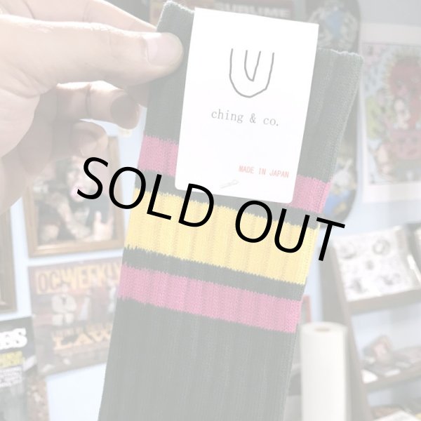 画像2: ラスト1足で終了 ching & co. / NEW SKATER kingston スケーターソックス  (2)