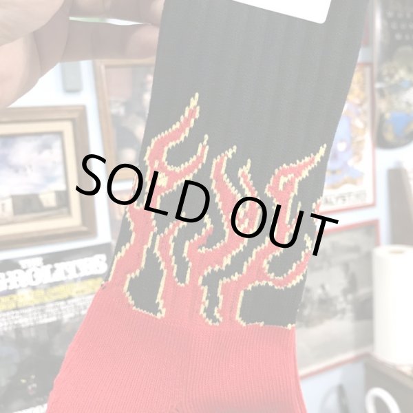 画像2: ching & co. / Fire Burning red スケーターソックス  (2)