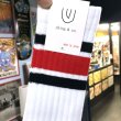 画像2: ラスト1足で終了 ching & co. / NEW SKATER red スケーターソックス  (2)
