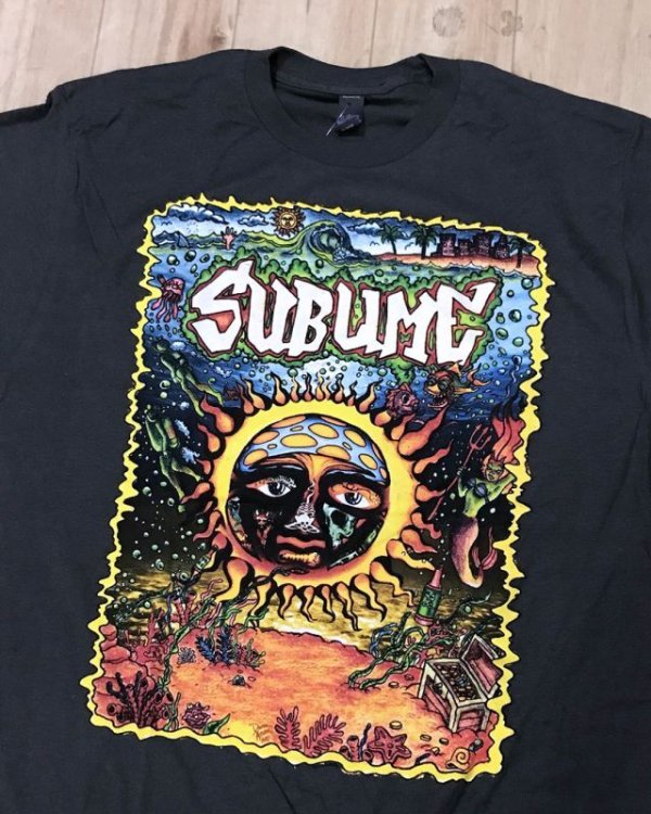 画像10: 2XL2枚のみの入荷 SUBLIME / Under The Sea Sun Tシャツ (10)