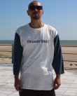 画像2: XLラスト１枚で終了 HOWDY / ILS ベースボールTシャツ ブラックｘホワイト (2)