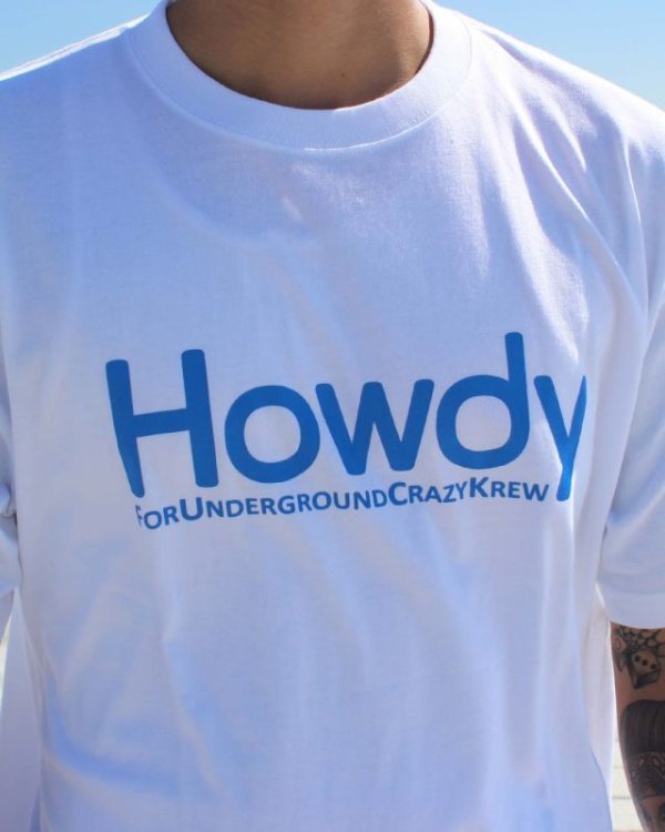 画像3: Lサイズラスト1枚で終了 HOWDY / Logo 2 Tシャツ ホワイト (3)