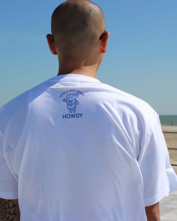 画像6: Lサイズラスト1枚で終了 HOWDY / Logo 2 Tシャツ ホワイト (6)