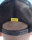 画像6: 売り切り20%OFF ラスト2枚で終了 HOWDY / Logo メッシュキャップ ブラックｘホワイト (6)