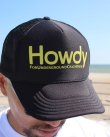画像2: HOWDY / Logo メッシュキャップ ブラックｘイエロー (2)