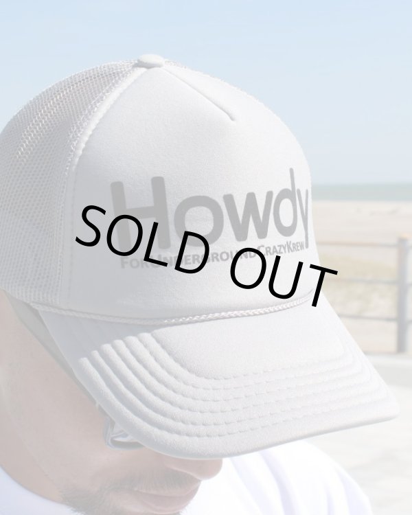 画像3: 売り切り20%OFF ラスト1枚で終了 HOWDY / Logo メッシュキャップ グレー (3)