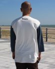 画像5: XLラスト１枚で終了 HOWDY / ILS ベースボールTシャツ ブラックｘホワイト (5)
