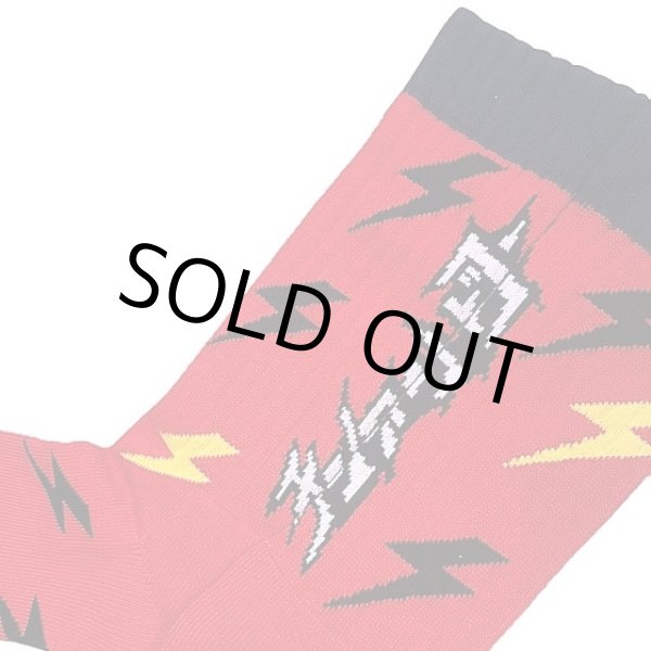 画像3: ching&co. / カミナリ スケーターソックス レッド (3)