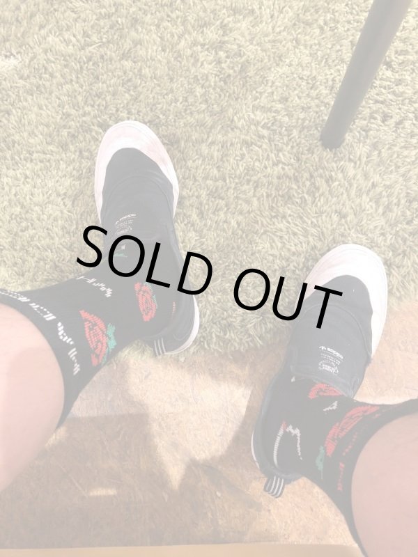 画像2: ching & co. / Rose スケーターソックス ブラック (2)