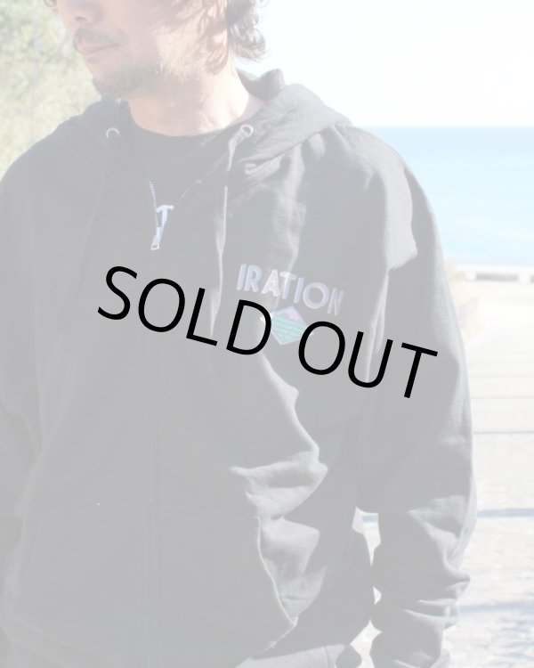 画像8: Lサイズラスト1枚で終了 送料無料 IRATION / Drive In ジップアップフーディー (8)