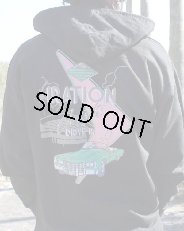 画像4: Lサイズラスト1枚で終了 送料無料 IRATION / Drive In ジップアップフーディー (4)