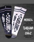 画像2: ラスト1足で終了 MERGE4 SOCKS / SUBLIME - CHAZ TAG BLACK ソックス (2)