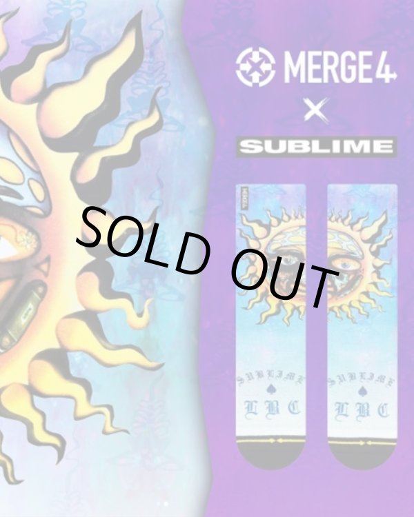 画像3: MERGE4 SOCKS / SUBLIME - SUBLIME SUN BLUE ソックス (3)