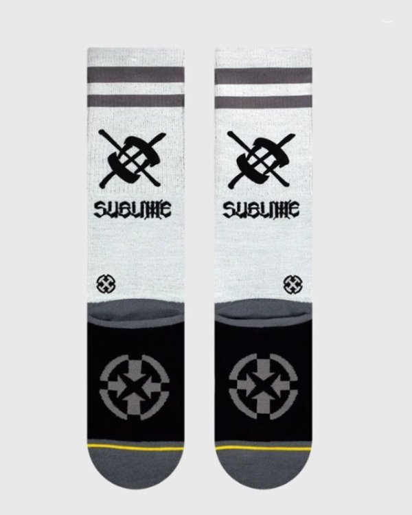 画像10: MERGE4 SOCKS / SUBLIME - CHAZ TAG WHITE ソックス (10)