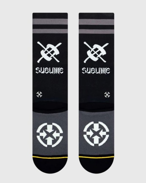 画像3: MERGE4 SOCKS / SUBLIME - CHAZ TAG BLACK ソックス (3)