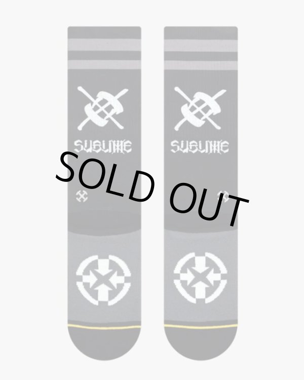 画像3: ラスト1足で終了 MERGE4 SOCKS / SUBLIME - CHAZ TAG BLACK ソックス (3)
