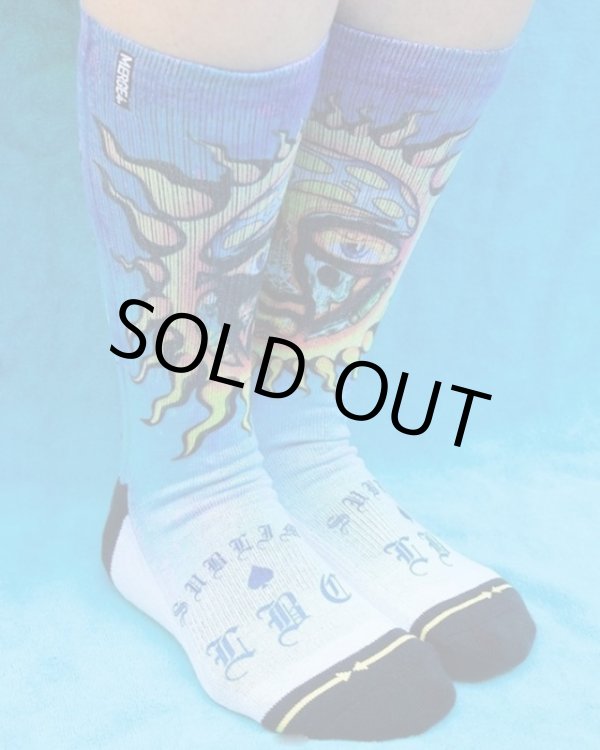 画像4: MERGE4 SOCKS / SUBLIME - SUBLIME SUN BLUE ソックス (4)