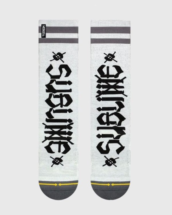 画像9: MERGE4 SOCKS / SUBLIME - CHAZ TAG WHITE ソックス (9)