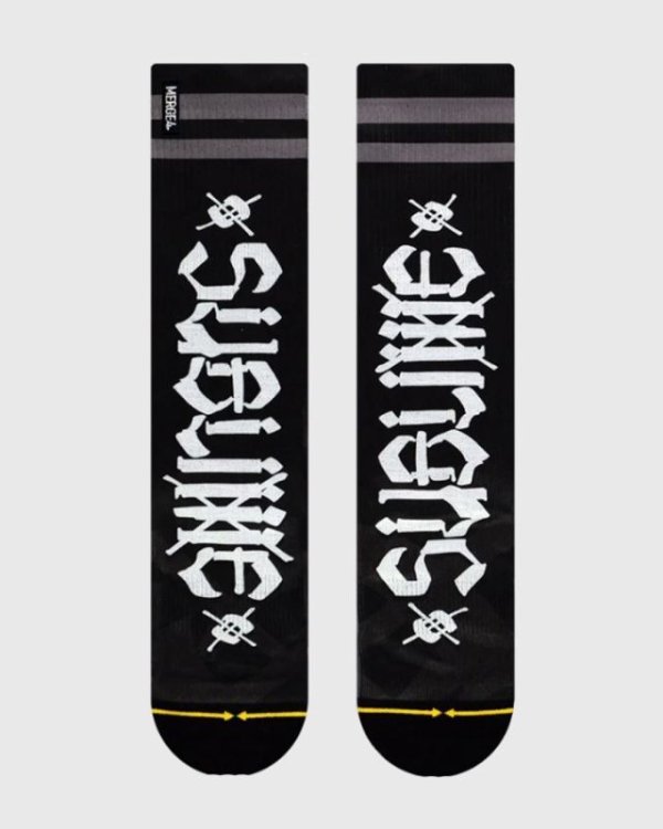 画像4: MERGE4 SOCKS / SUBLIME - CHAZ TAG BLACK ソックス (4)
