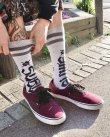 画像1: ラスト1足で終了 MERGE4 SOCKS / SUBLIME - CHAZ TAG WHITE ソックス (1)