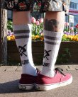 画像5: ラスト1足で終了 MERGE4 SOCKS / SUBLIME - CHAZ TAG WHITE ソックス (5)