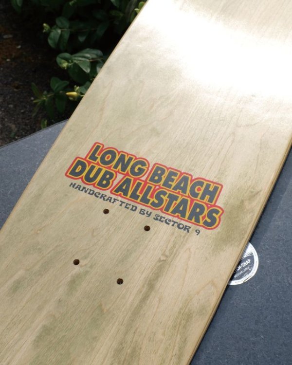 画像14: 1枚限定 鬼レア 国宝クラス 当時物 新品 未使用 LONG BEACH DUB ALLSTARS / 1999リリース Right Back 促販用 スケートボードデッキ ウッドイエロー (14)