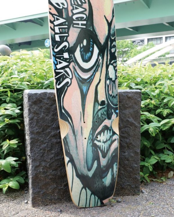 画像8: 1枚限定 鬼レア 国宝クラス 当時物 新品 未使用 LONG BEACH DUB ALLSTARS / 1999リリース Right Back 促販用 スケートボードデッキ ウッドイエロー (8)