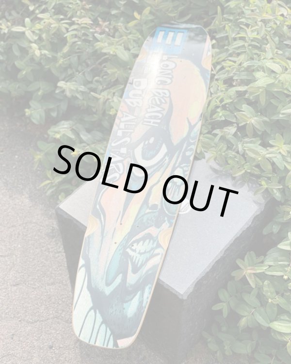 画像6: 1枚限定 鬼レア 国宝クラス 当時物 新品 未使用 LONG BEACH DUB ALLSTARS / 1999リリース Right Back 促販用 スケートボードデッキ ウッドイエロー (6)